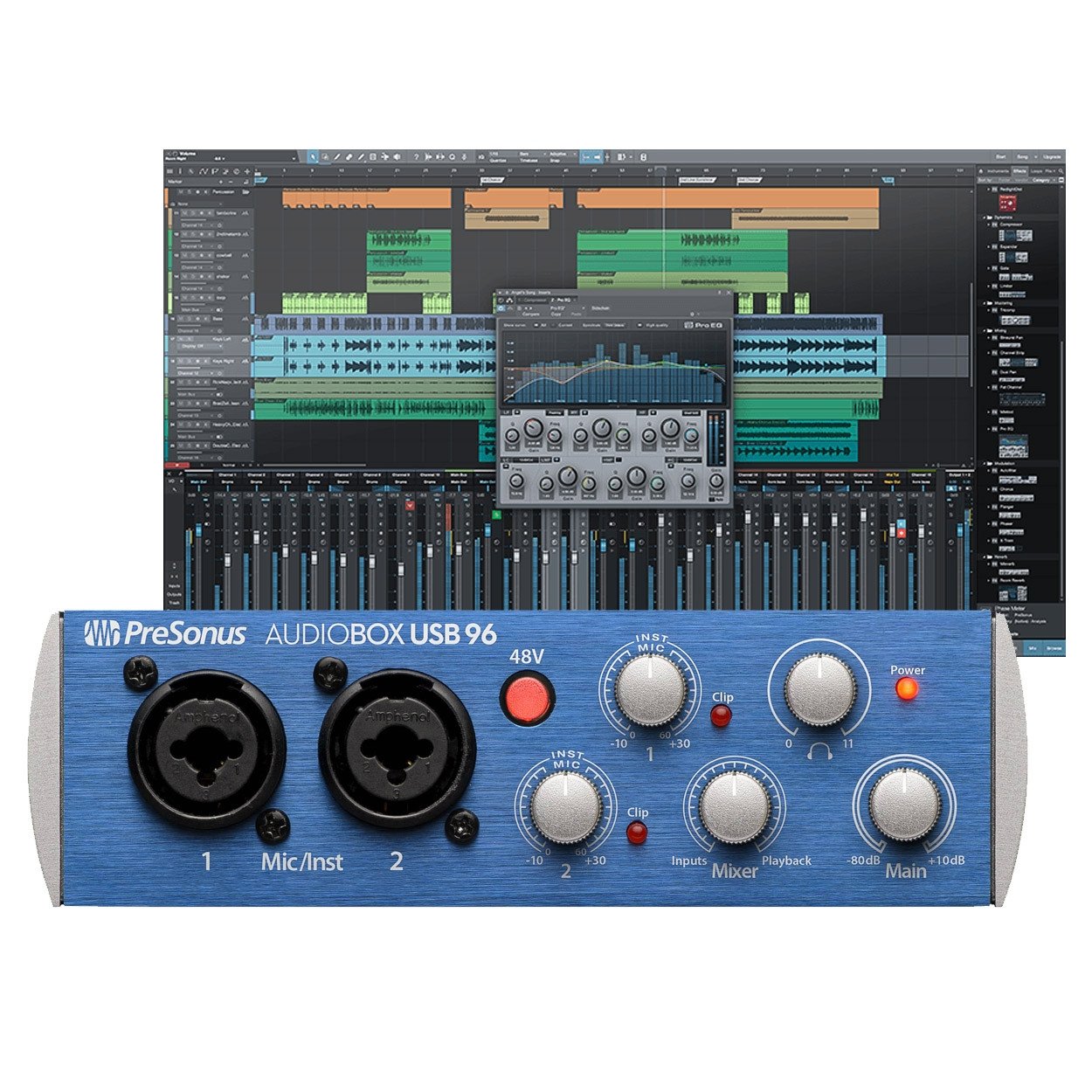 Внешняя звуковая карта presonus audiobox usb 96 25th